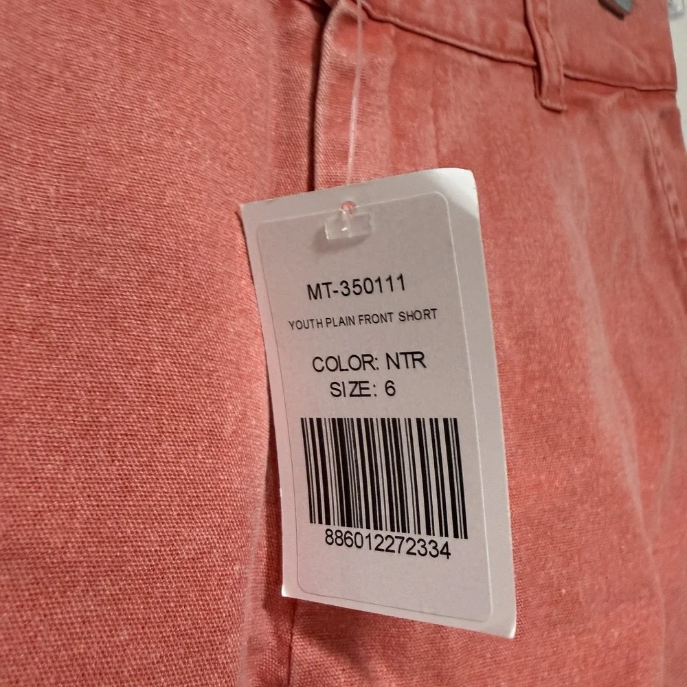 Murray's NWT Plain Front Short in Nantucket Red Size 6